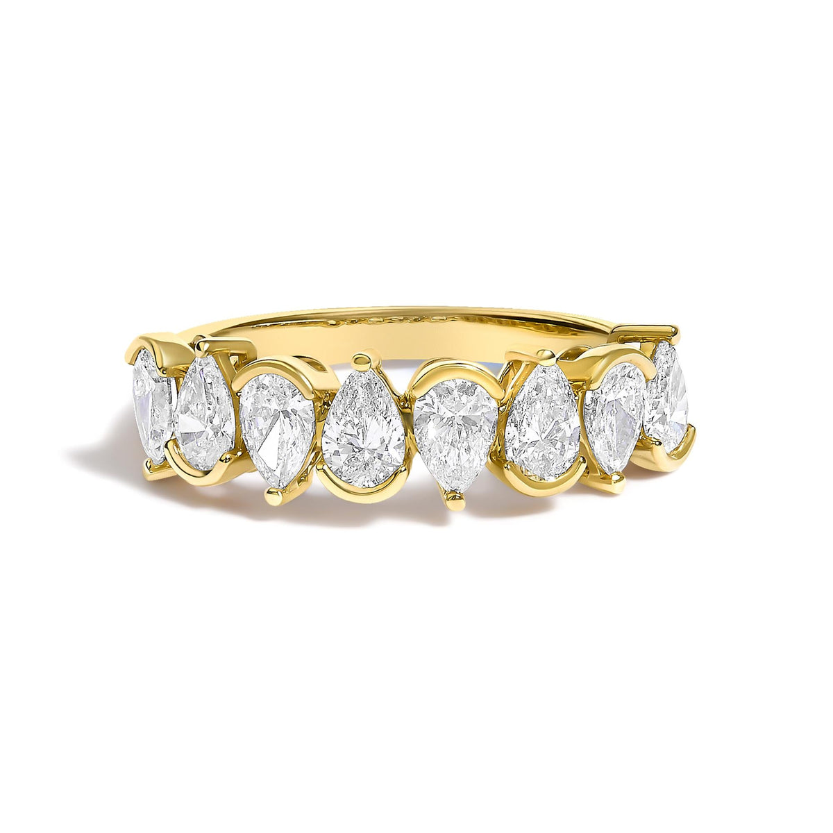 The Pear Affair 14K Lab Diamond Gold Ring