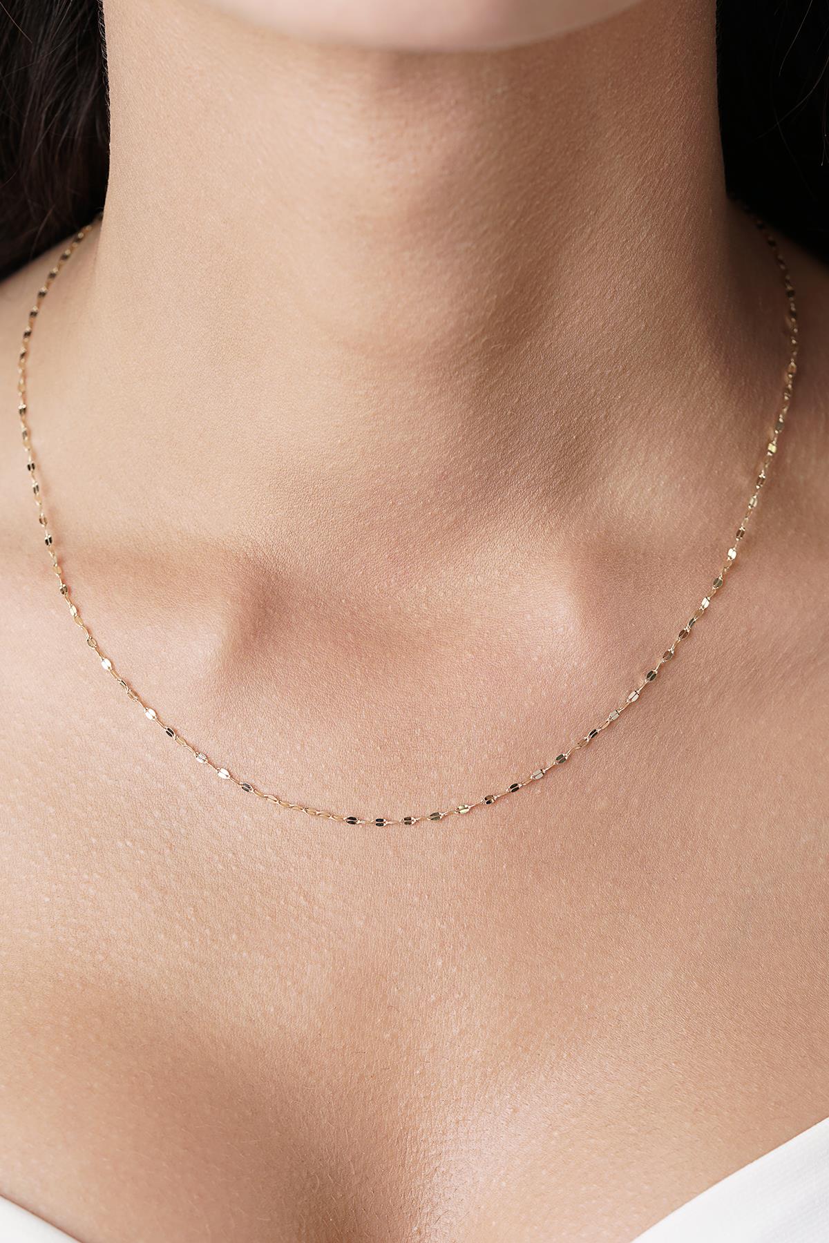 Sunshine 14K Gold Mirror Sparkle Chain