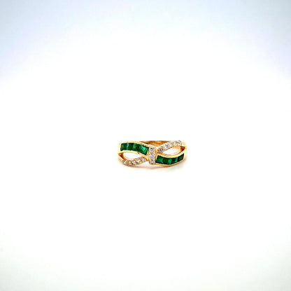 Emerald City - 14K Solid Yellow Gold Ring